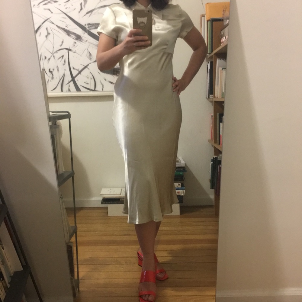 Sold - Silky 90’s bias dress